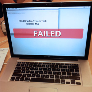 VST Test Conducted on Macbook Pro 15inch  mid 2010